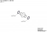 Bosch 0 600 802 012 ASV 100 Hose Repair Connector Spare Parts